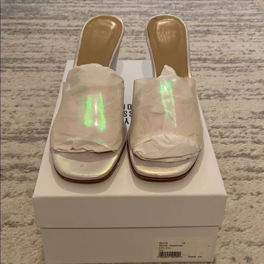 MNZ Opal Olympia Wedge Sandals